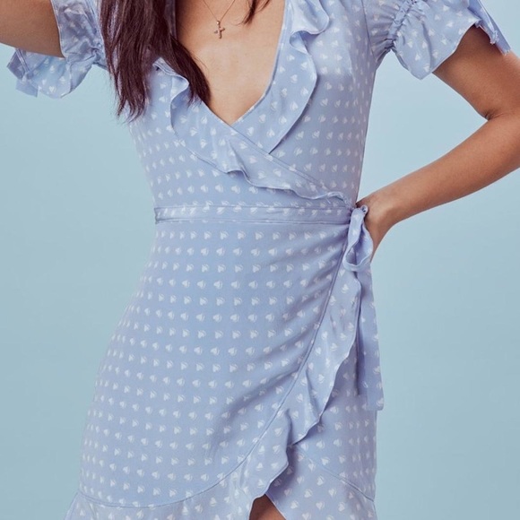 For Love and Lemons sweetheart wrap dress - Picture 5 of 6